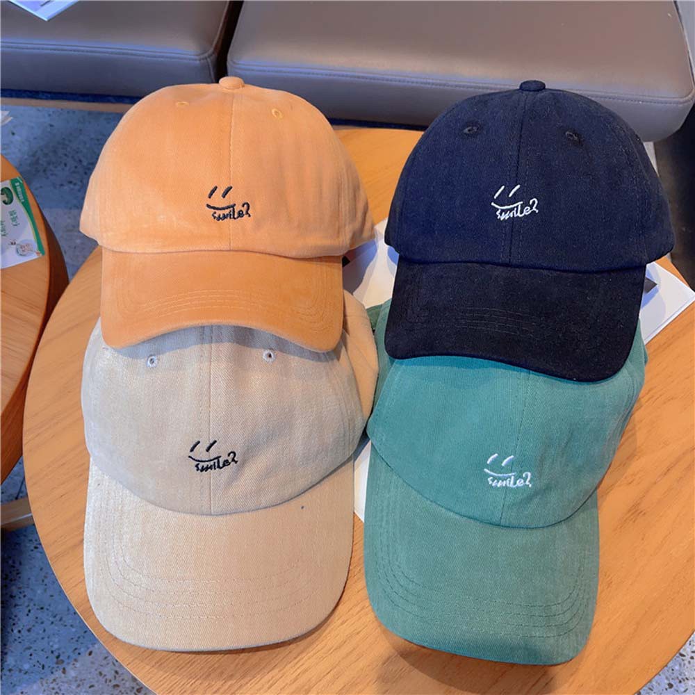 Nón kết thêu chữ đơn giản thời trang mùa hè phong cách Hàn Quốc cho nam và nữ