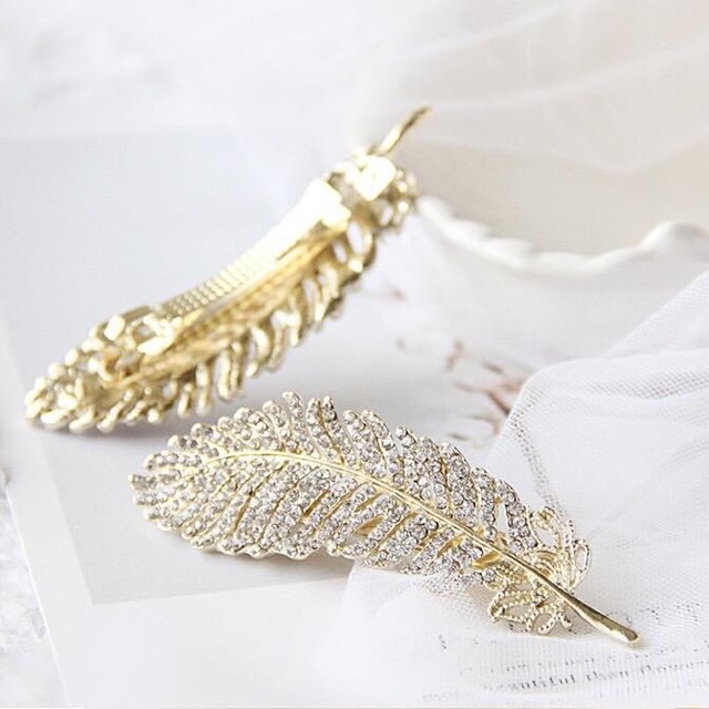 Kẹp Tóc Bấm Phong Cách Hàn Quốc Hoạ Tiết Siêu Xinh