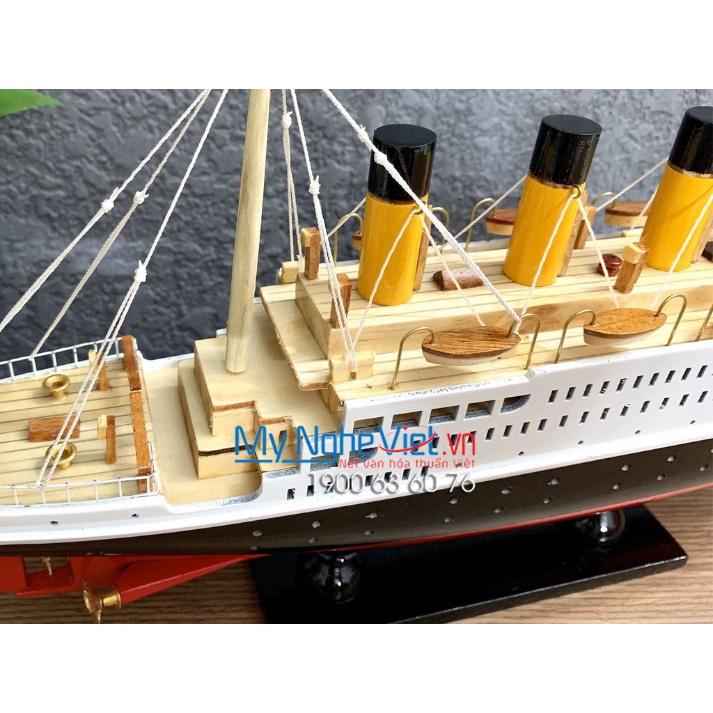 Mô Hình Tàu thuyền- Du thuyền Titanic thân 40cm Mỹ Nghệ Việt MNV-TB11-40