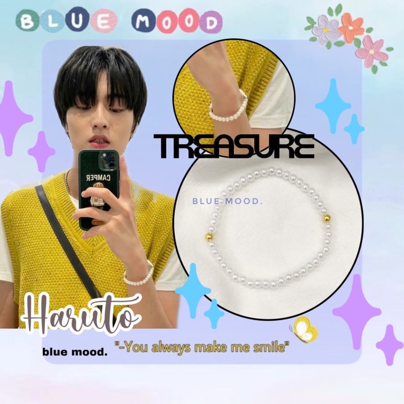 Vòng tay handmade hạt cườm Inspired Haruto Treasure