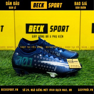 Giày Bóng Đá Mercurial Dream Speed Vapor 13 Elite Xanh Than Vạch Chuối FG