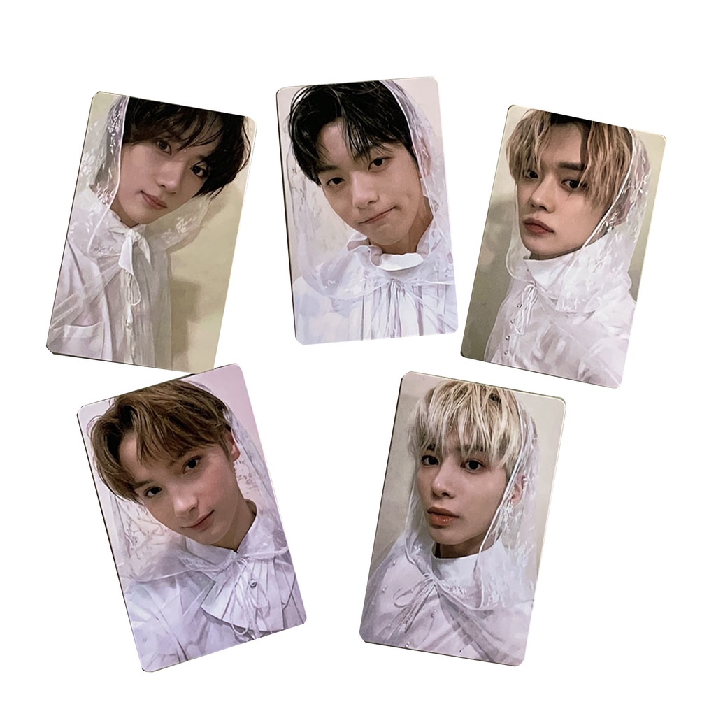 Set 5 tấm thẻ ảnh lomo hình thành viên nhóm nhạc TXT Together 2021