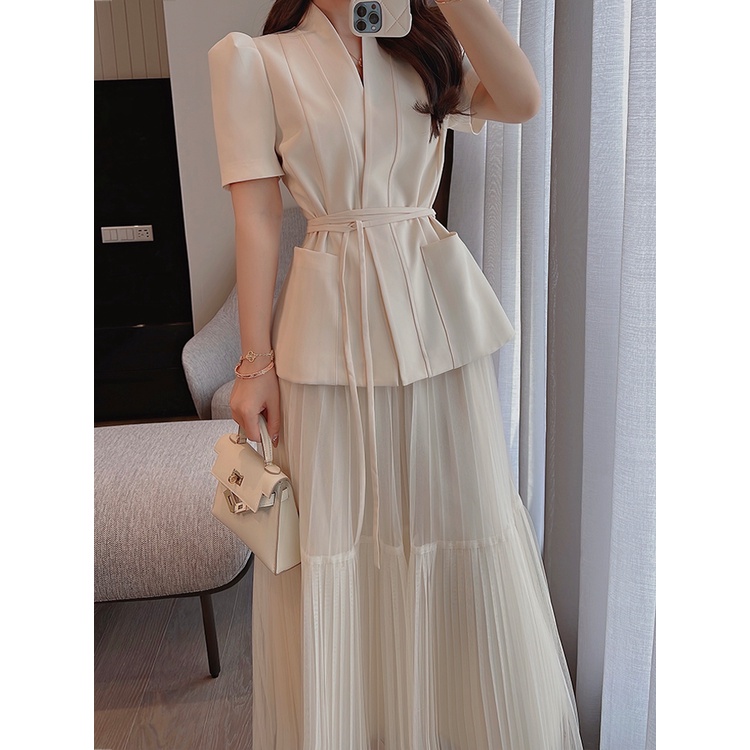 Set Áo Và Chân Váy Phong Cách Hong Kong Thời Trang Cho Nữ