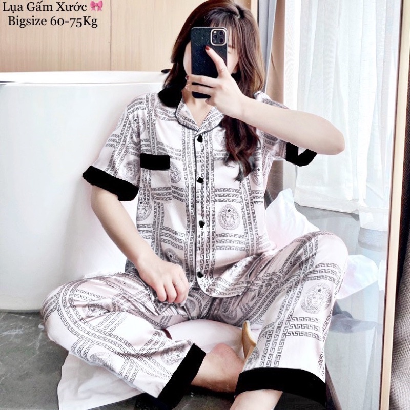 Đồ Bộ Lụa Bigsize Thiết Kế Cao Cấp - Form Chuẩn, Chất Mát