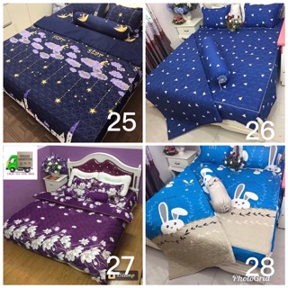 Bộ Ga Phủ Chần Bông 5 Món