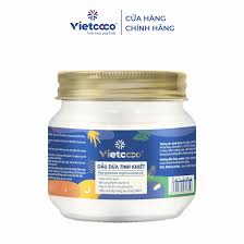 Dầu Dừa Tinh Khiết Organic Hũ Thủy Tinh 200g Vietcoco