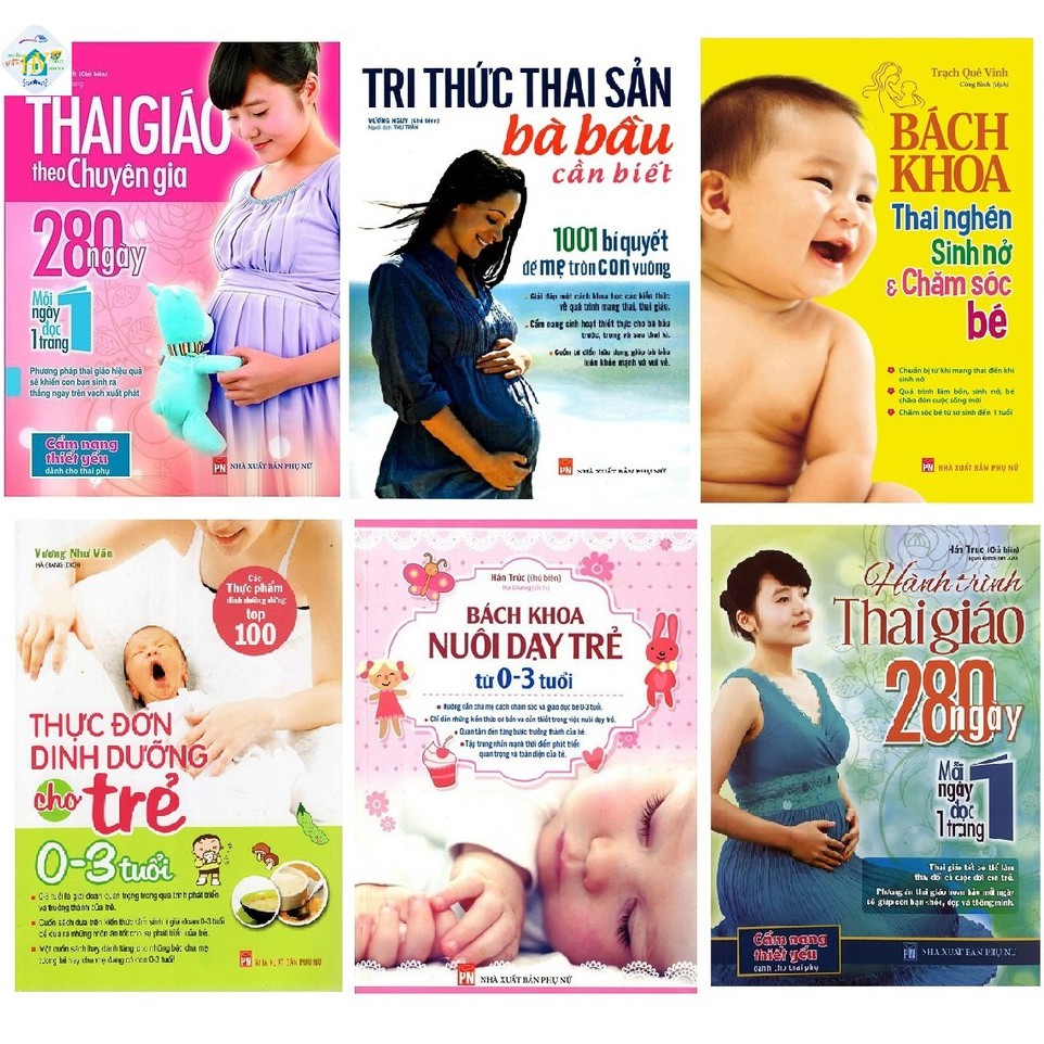 [Mã LIFEMALL995 giảm 10% đơn 99K] Sách - Cẩm Nang Những Cuốn Sách Hay Dành Cho Bà Bầu ( Lẻ Tùy Chọn)