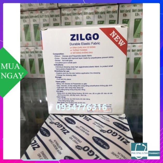 Băng cá nhân Zilgo (hộp 102 miếng)