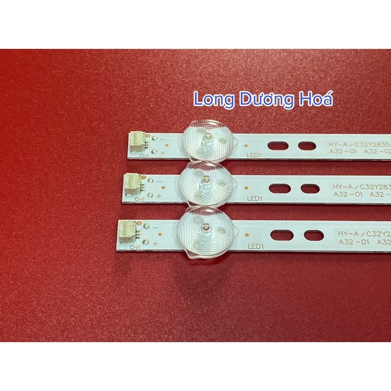 Bộ Led Tivi Asanzo 32S610 32ES900 3 Thanh, 6 Bóng