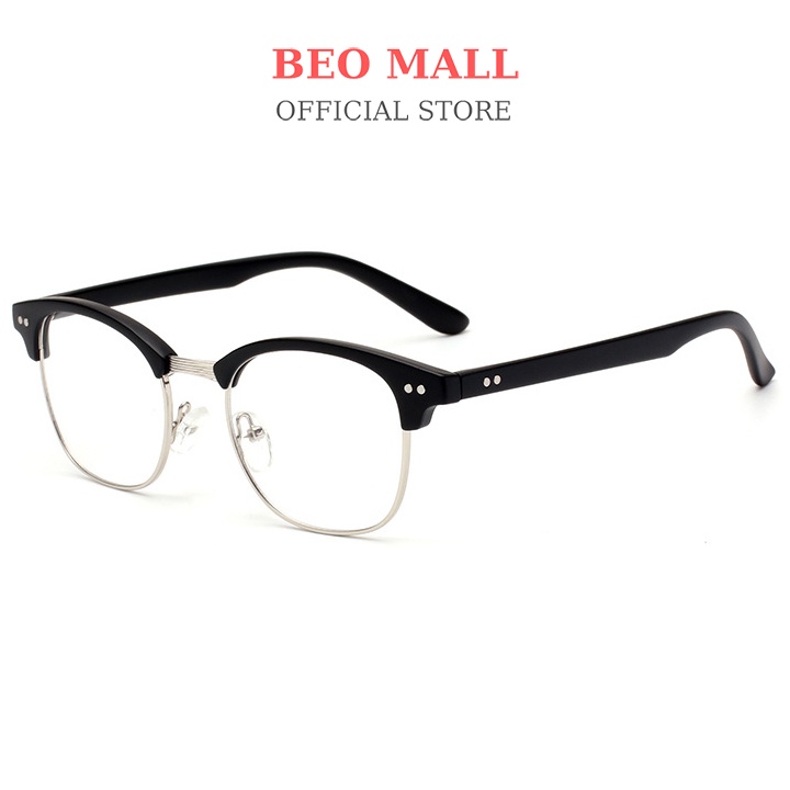 Mắt kính thời trang nữ nam BEOMALL thiết kế tinh tế nhỏ gọn theo phong cách lịch thiệp tinh tế 855