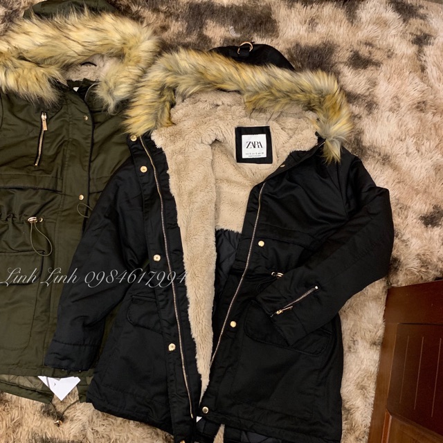 Parka mũ lông
