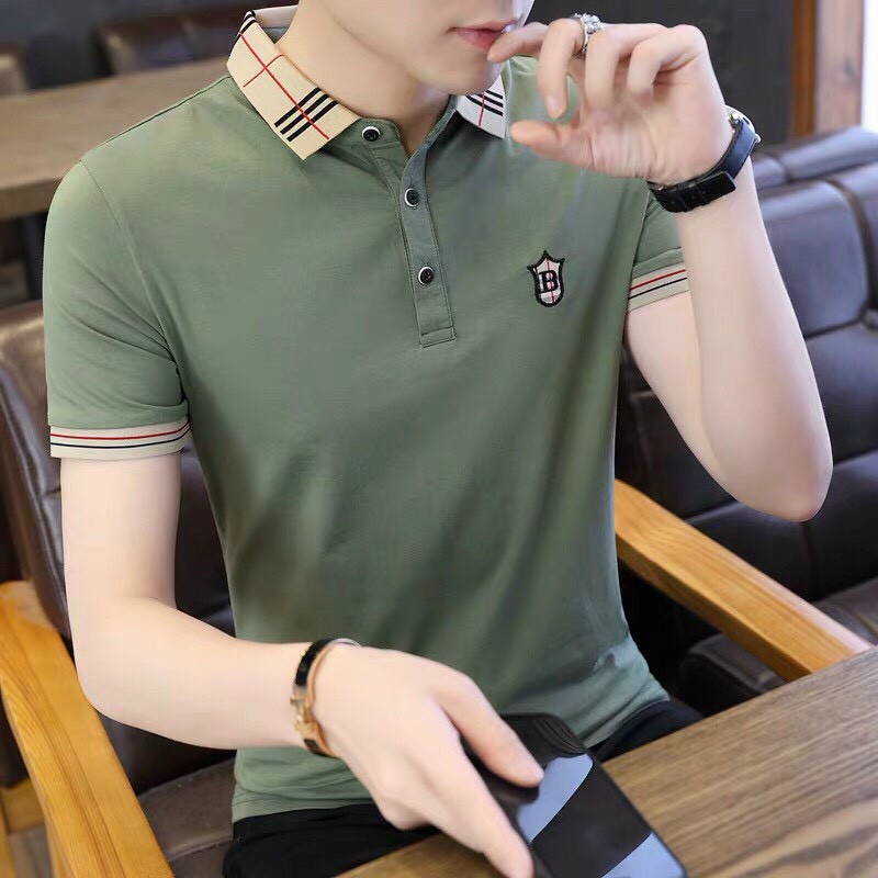 Áo thun cổ bẻ polo cao cấp vải thun cotton siêu co dãn hàng chuẩn shop Phuongnamshop20 kve46