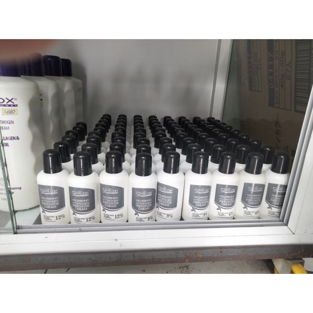 Oxy NHÍ Spaline Hỗ Trợ Nhuộm Tẩy Tóc