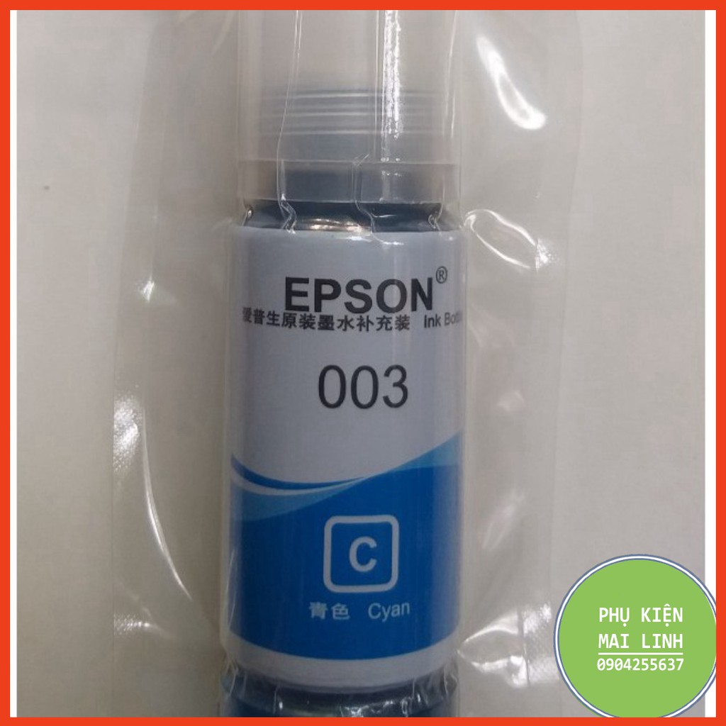 ☘️Mực in màu 003 e.e.pson L1110, L3110, L3150,L4150,L1110- mã 003 nhập khẩu màu đỏ