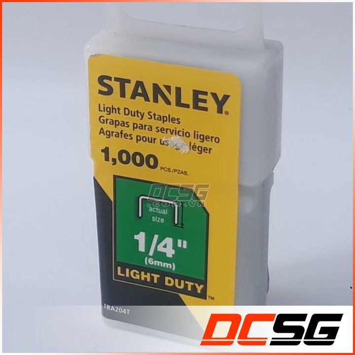 Ghim bấm 1/4in (6mm) Stanley TRA204T | DCSG