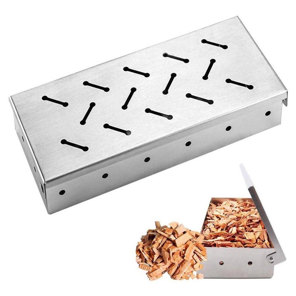 Hộp Tạo Khói Bằng Thép Không Gỉ Cho Lò Nướng BBQ