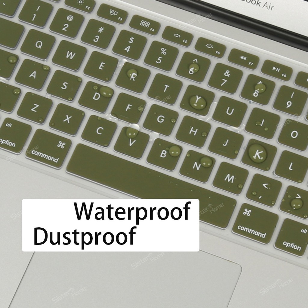 Miếng Lót Phủ Bàn Phím Macbook Màu Xanh Rêu (Bản US) | BigBuy360 - bigbuy360.vn