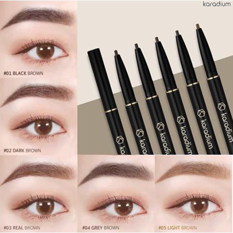 Chì Kẻ Mày 2 Đầu Karadium Auto Eyebrow Pencil | BigBuy360 - bigbuy360.vn