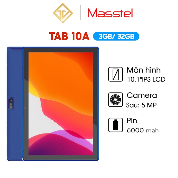 Máy tính bảng Masstel Tab 10A (3GB/32GB) - Hàng chính hãng