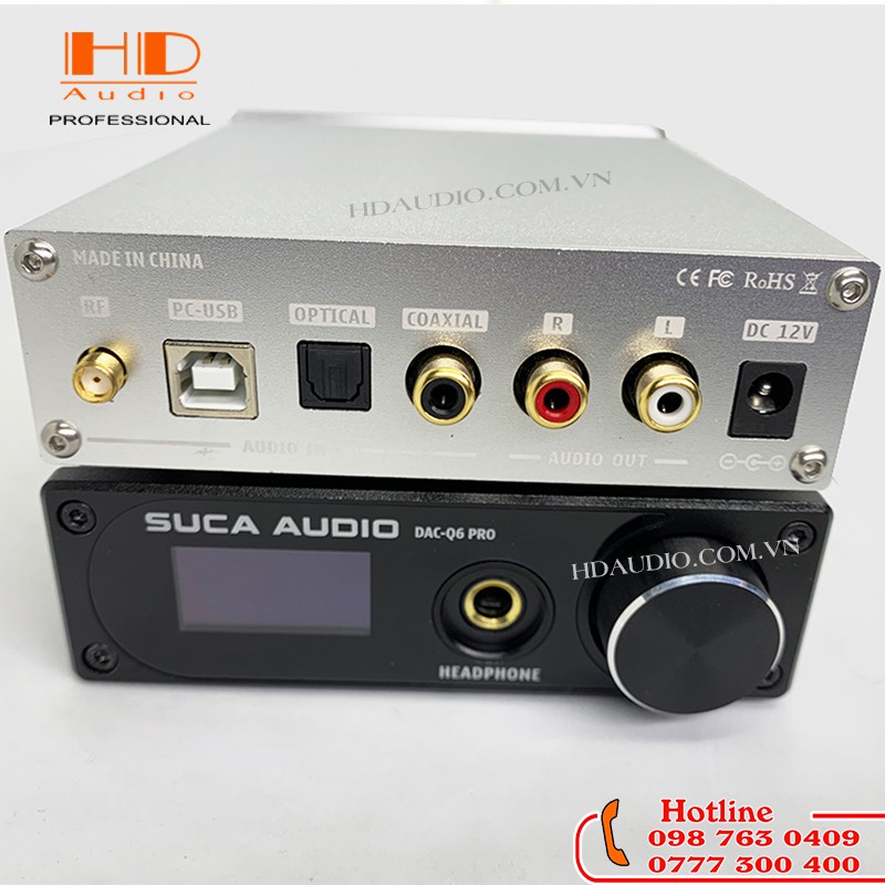 Giải Mã DAC Q6 Pro - Bản Nâng Cấp Mạnh Mẽ Của DAC Q6 Giải Mã 32bit/768Khz -DSD512