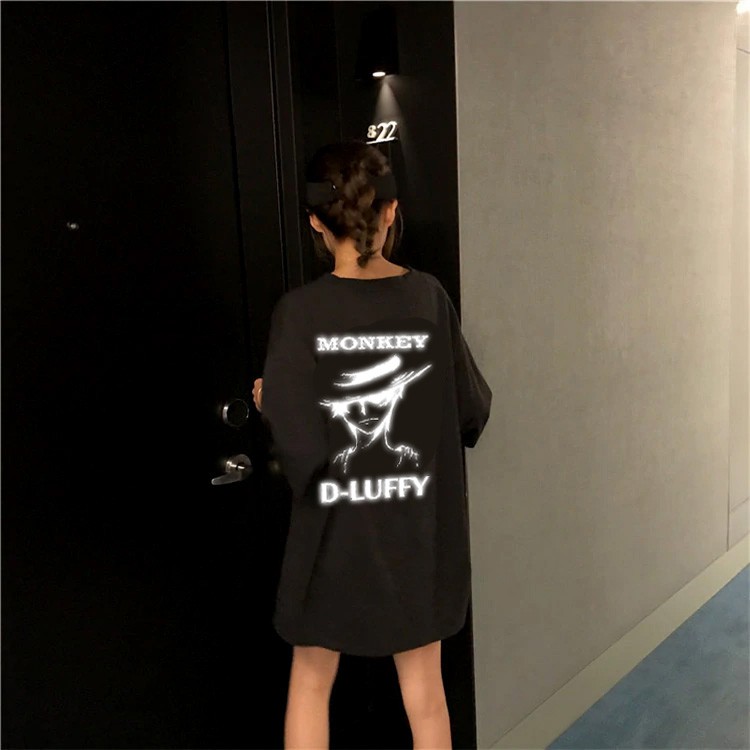 ÁO THUN PHẢN QUANG TAY LỠ LUFFY 2 NAM NỮ