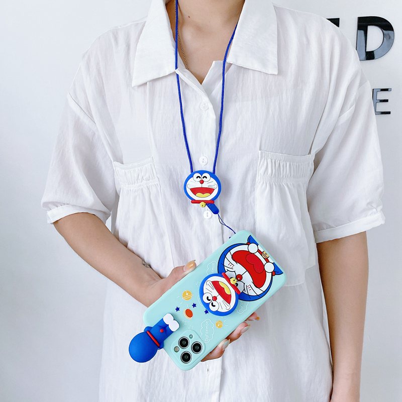 P50  Ốp Điện Thoại Doraemon Cho Samsung Galaxy A20 A205 M10S A30 A305 A21S A315F A50 A30S A51 M40S A52 A71 A72 5g 4g