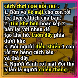 Con Rối Tre / Sống Lại Tuổi Thơ / Bộ Đồ Chơi dân gian truyền thống Việt Nam HOT