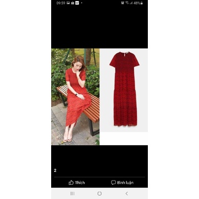 ĐẦM ZARA ĐỎ MIDI