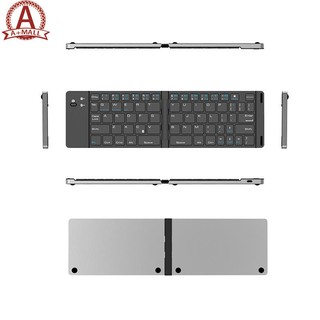 Bàn phím bluetooth không dây bằng hợp kim nhôm gấp gọn tiện lợi