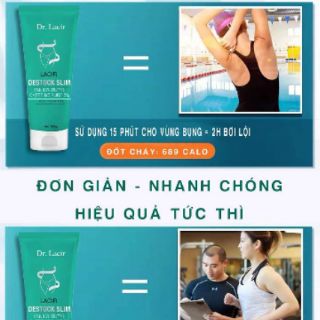 KEM TAN MỠ DR.LACIR VÀ GEL NỊT BỤNG DR.SLIM