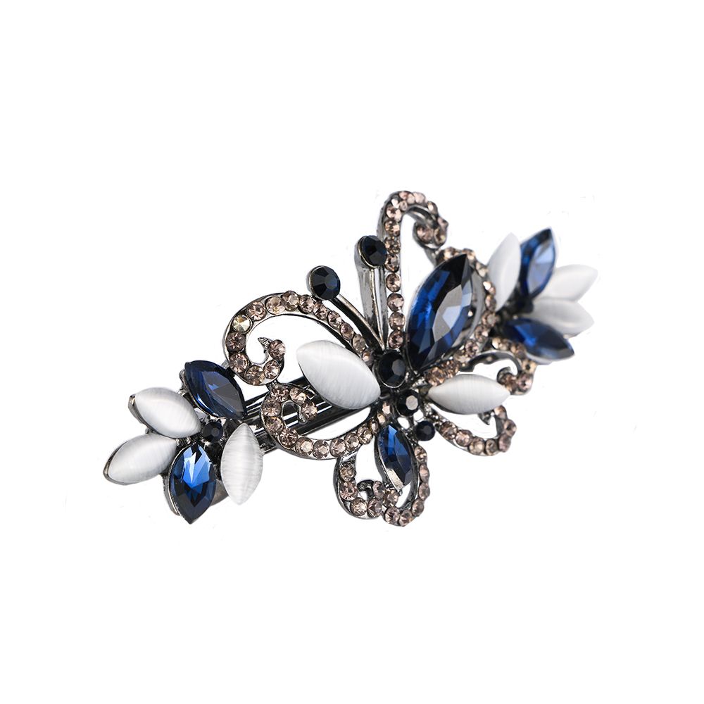 BUTTERFLY Kẹp Tóc Hình Bướm Đính Đá Thời Trang Cho Nữ