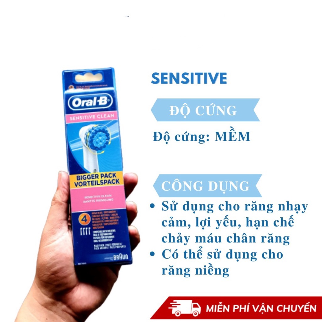 Đầu Bàn Chải Điện Oral-BChính hãng Đức Đủ loại(tách lẻ 1)