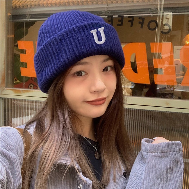 Mũ Len Dày Dặn Giữ Ấm Mùa Đông Phong Cách Hàn Quốc Cho Nữ