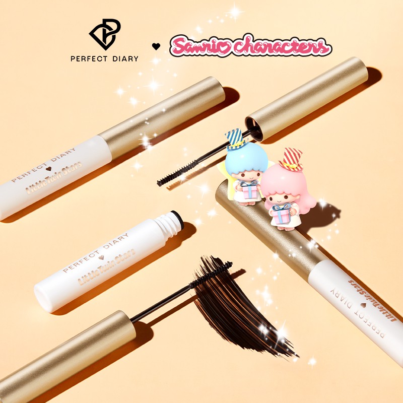 Mascara Chuốt Mi Perfect DiaryX Sanrio MagicStay Lâu Trôi Chống Thấm Nước 2 Màu Tùy Chọn 8g