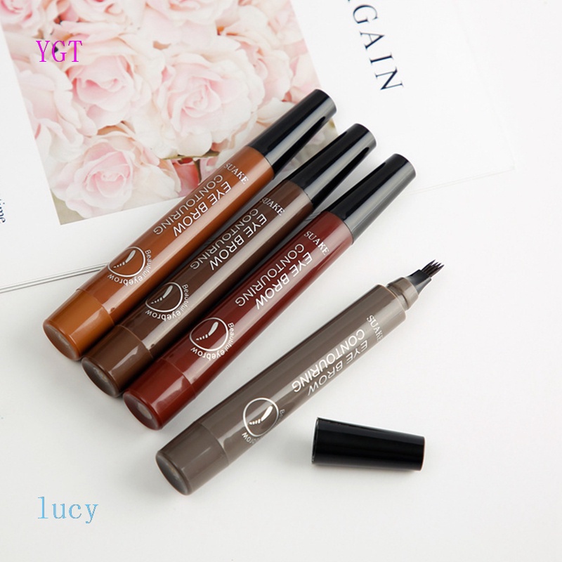 Bút kẻ lông mày dạng lỏng 5 màu tùy chọn chống nước lâu trôi dành cho nữ | BigBuy360 - bigbuy360.vn