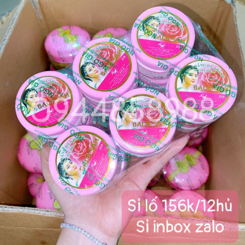 Kem dưỡng trắng da Bạch Sâm (kem chua)