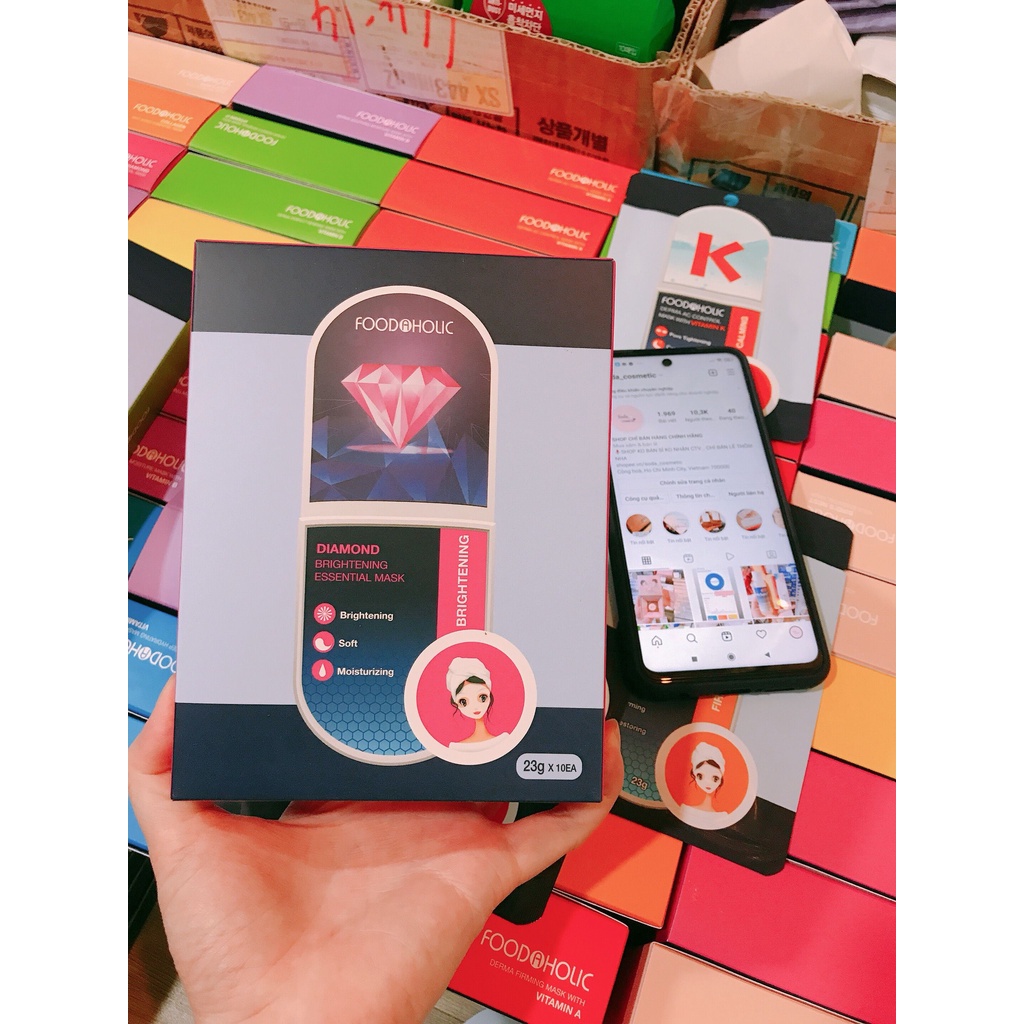 Mặt Nạ Giấy Foodaholic Essential Mask 23g Chăm Sóc Da Toàn Diện