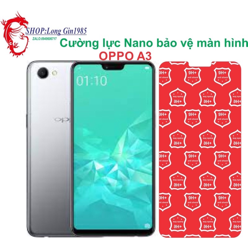 Oppo A3 Cường lực dẻo Nano chống va đập chống trầy xước