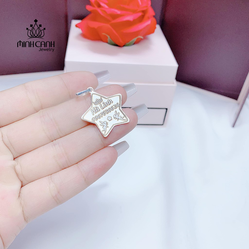 Dây Chuyền Thẻ Bạc Khắc Tên Miễn Phí Cho Bé - Minh Canh Jewelry