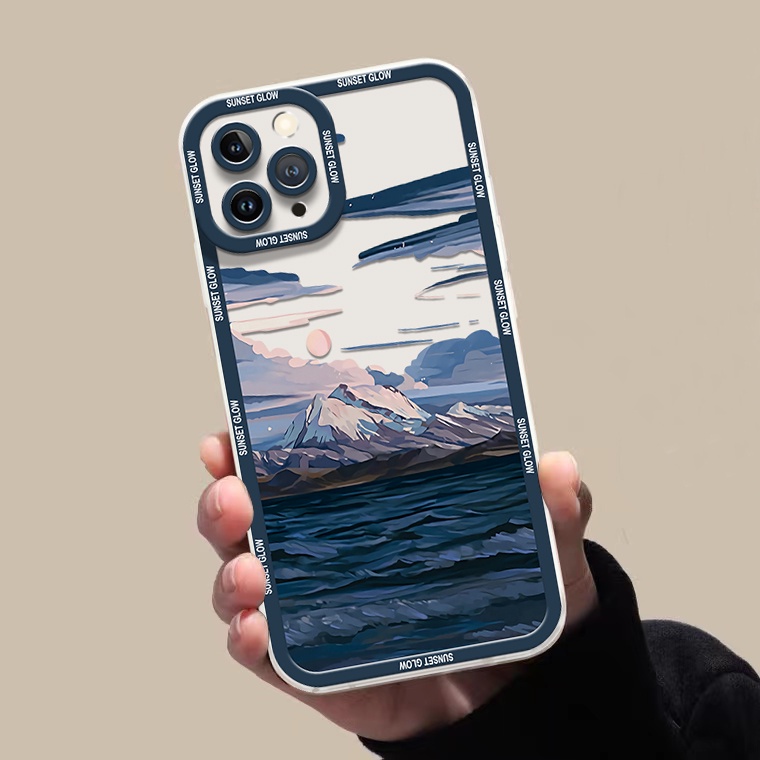 Ốp Điện Thoại Silicon TPU Mềm Trong Suốt Chống Sốc Thời Trang Cho IPhone 13 Pro Max 12 11 XS Max XR X 8 7 6 6s Plus