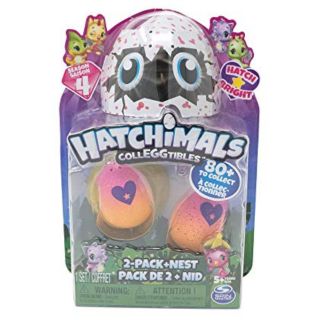 Đồ chơi trứng HATCHIMALS vỉ 2🥚+ 1 tổ