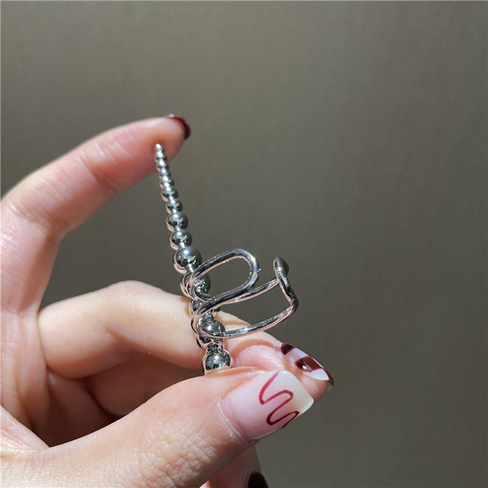 Nhẫn VANES1 Bằng Kim Loại Điều Chỉnh Được Thời Trang Hàn Quốc