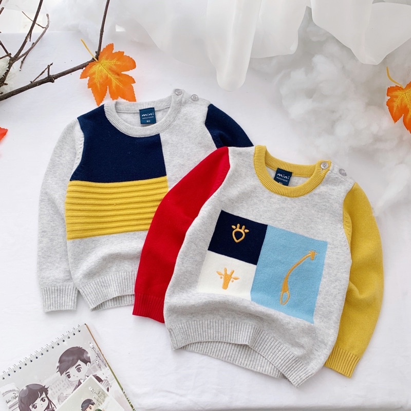 ÁO LEN NHÍ 7 MẪU CHO BÉ SIÊU XINH