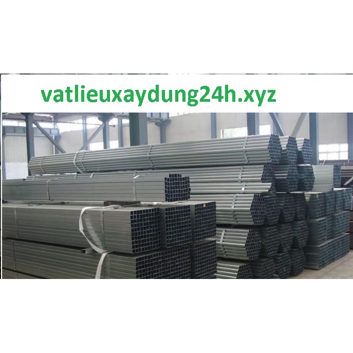 Thép hộp chữ nhật hòa phát  MK 13 x 26 x 1.0 x 6m-vatlieuxaydung24h.xyz