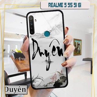 Ốp lưng kính 3D Realme 5/ 5s- chữ thư pháp ý nghĩa