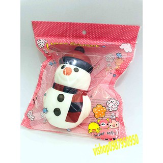 SQUISHY NGƯỜI TUYẾT ĐỘI MŨ  (huongtrang15)