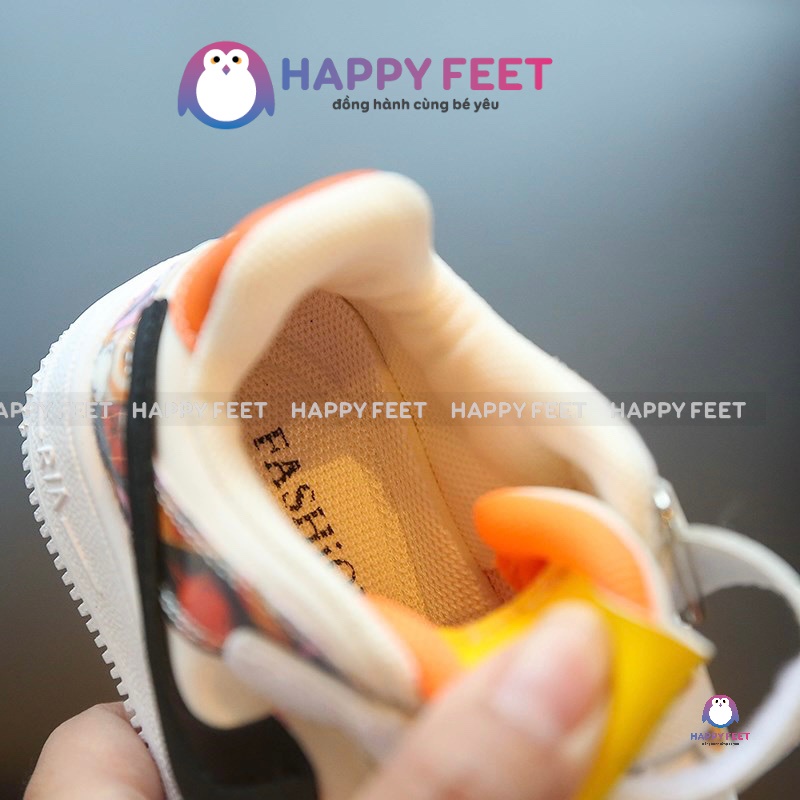 Giầy thể thao đế mềm trẻ em Happy Feet cho bé trai bé gái từ 2-5 tuổi- No689