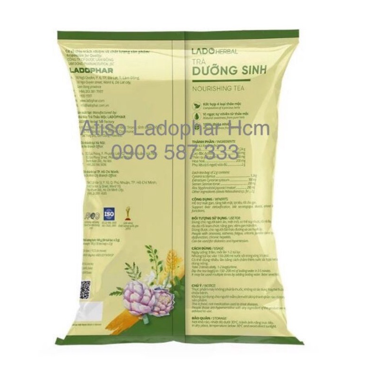 Trà Lado Dưỡng Sinh Gói 50 túi lọc | BigBuy360 - bigbuy360.vn