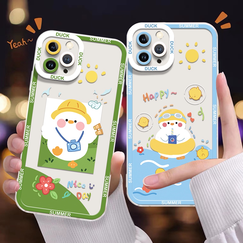 Ốp Điện Thoại Silicon TPU Mềm Trong Suốt Chống Sốc In Họa Tiết Hoạt Hình Cho IPhone 14 6 6S 7 8 Plus X XS XR 11 12 13 Pro Max