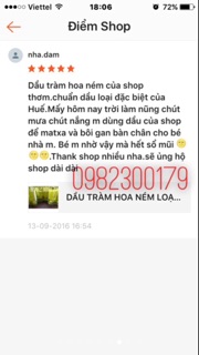 Tinh dầu tràm trị vết côn trùng đốt 10ml